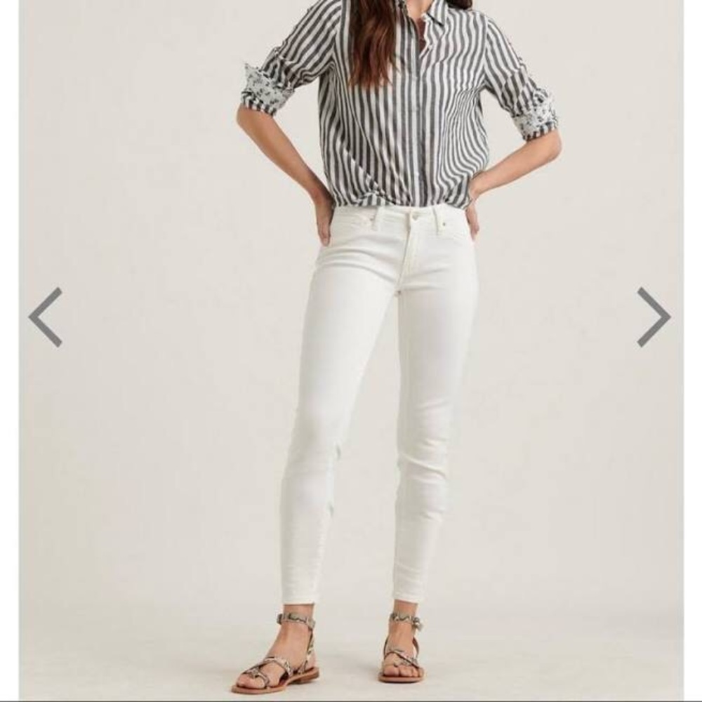 Lucky Brand Charlie Skinny Jean White